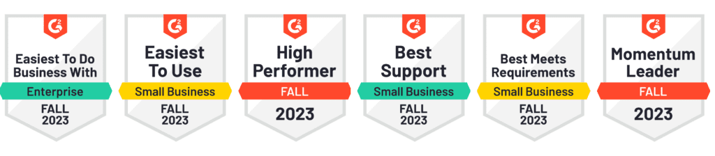 G2 Evaluagent Badges Fall 2023