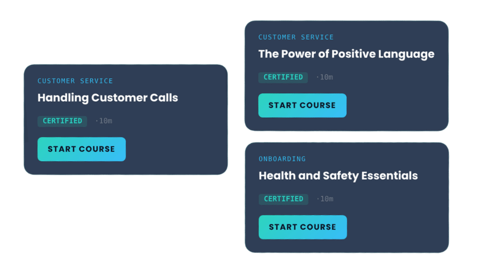 Address knowledge gaps with targeted training
