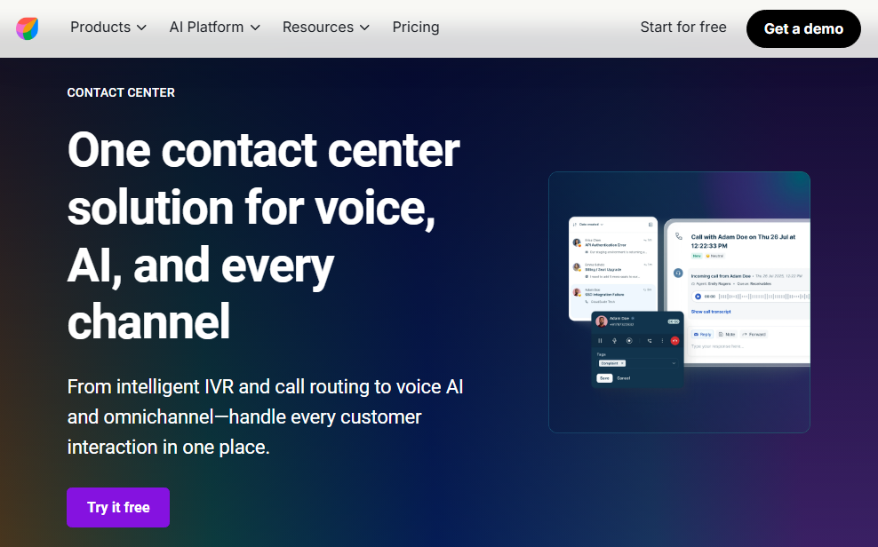 6. Freshdesk Contact Center, Best Alternative for Zero-Commitment Cloud Calling Evaluation