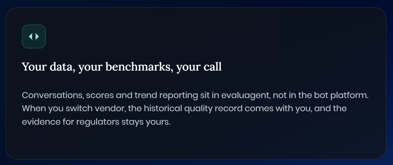 The vendor lock-in question