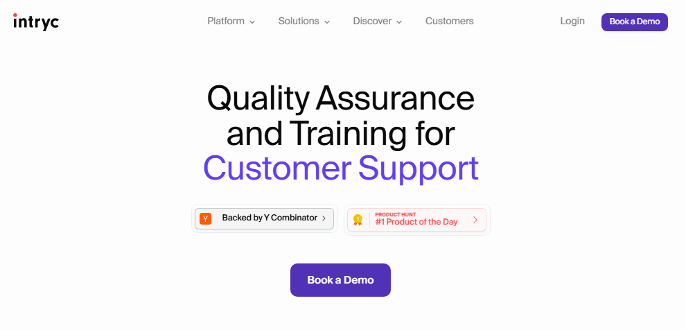7. Intryc — Best Alternative for Teams Needing a Contractual AI Accuracy Commitment and QA-to-Training Loop