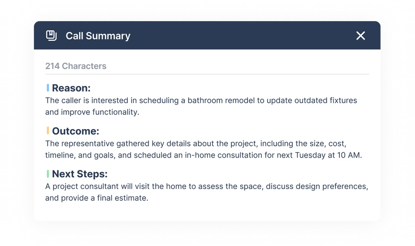 Notes and After-Call Summaries: Balto eliminates manual note-taking with AI-generated call summaries.