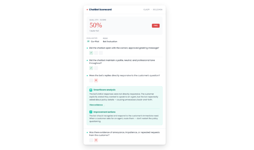 evaluagent AI Agent Observability: From $0.05/conversation