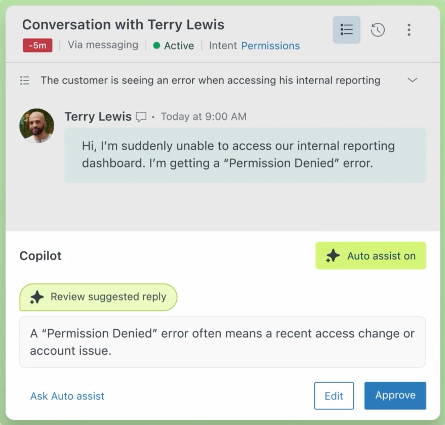 Zendesk covers the full service operation