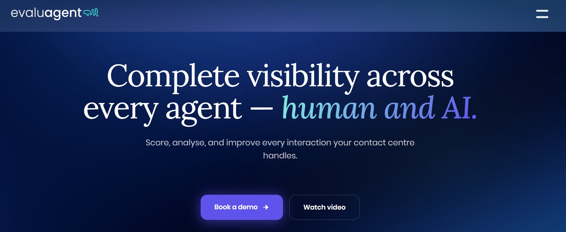 evaluagent provides the independent quality layer