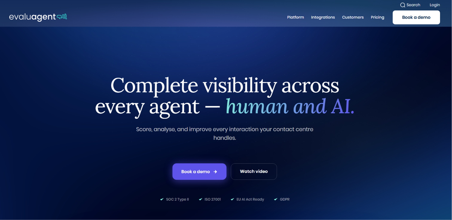 1. evaluagent — Best Alternative for Independent Quality Assurance & AI Agent Governance