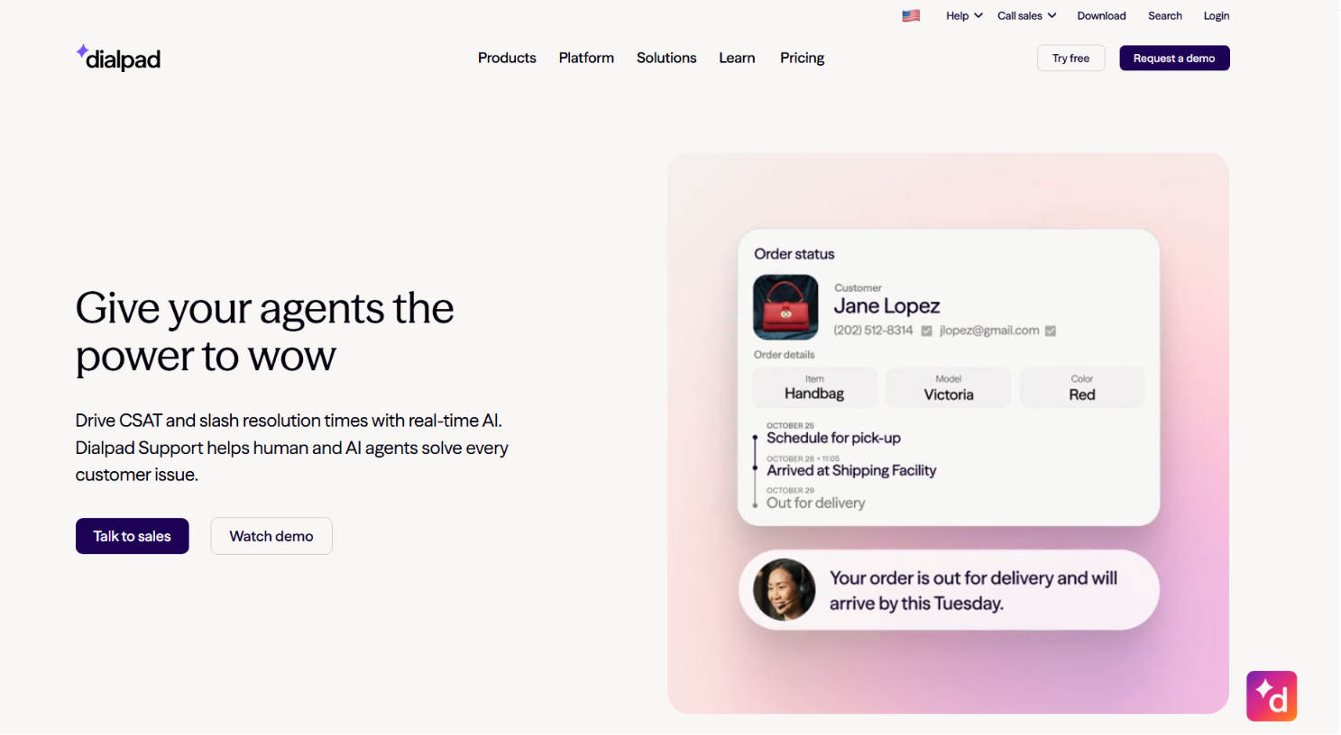 7. Dialpad AI Contact Center — Best Alternative for AI-Native Real-Time Intelligence Without Enterprise Overhead