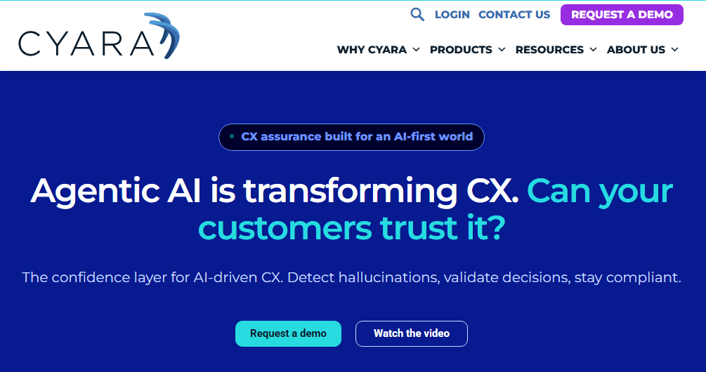 2. Cyara — Best Alternative for Enterprise CX Assurance Across IVR, AI Agents & Omnichannel