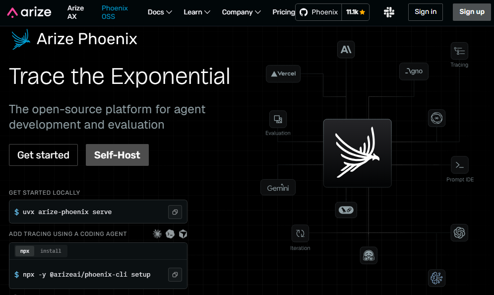 7. Arize Phoenix — Best Free Alternative for Teams That Need Zero Vendor Commitment