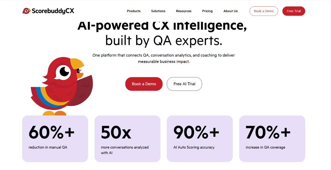3. Scorebuddy: Best Alternative for Structured QA with Accessible Tiered Pricing