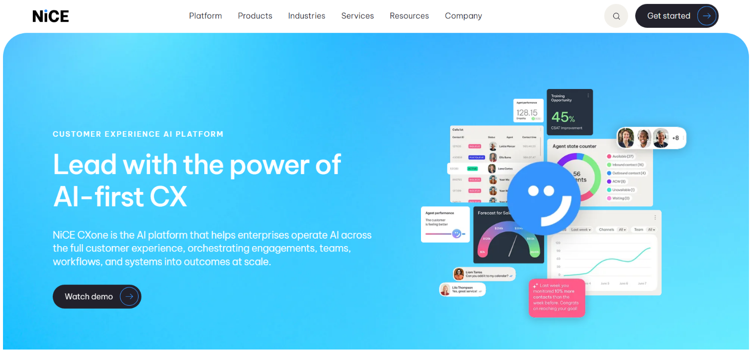 4. NICE CXone: Best Alternative for Unified Contact Center Operations Under One Vendor