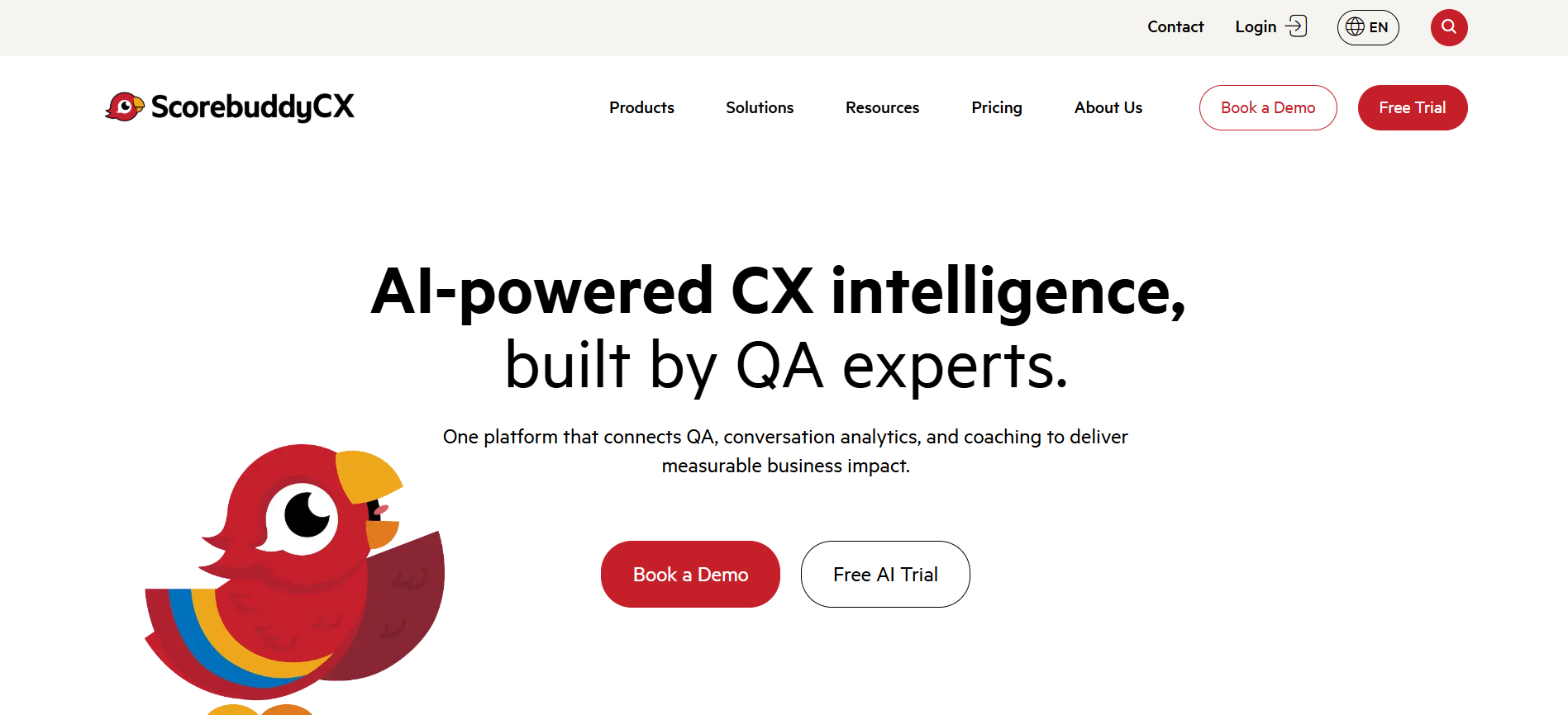 2. Scorebuddy - Best Alternative for Smaller Contact Centers Needing All-in-One QA and Agent Training