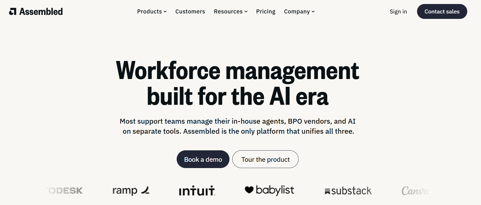 5. Assembled - Best Alternative for Modern Workforce Management in Hybrid AI-Human Operations