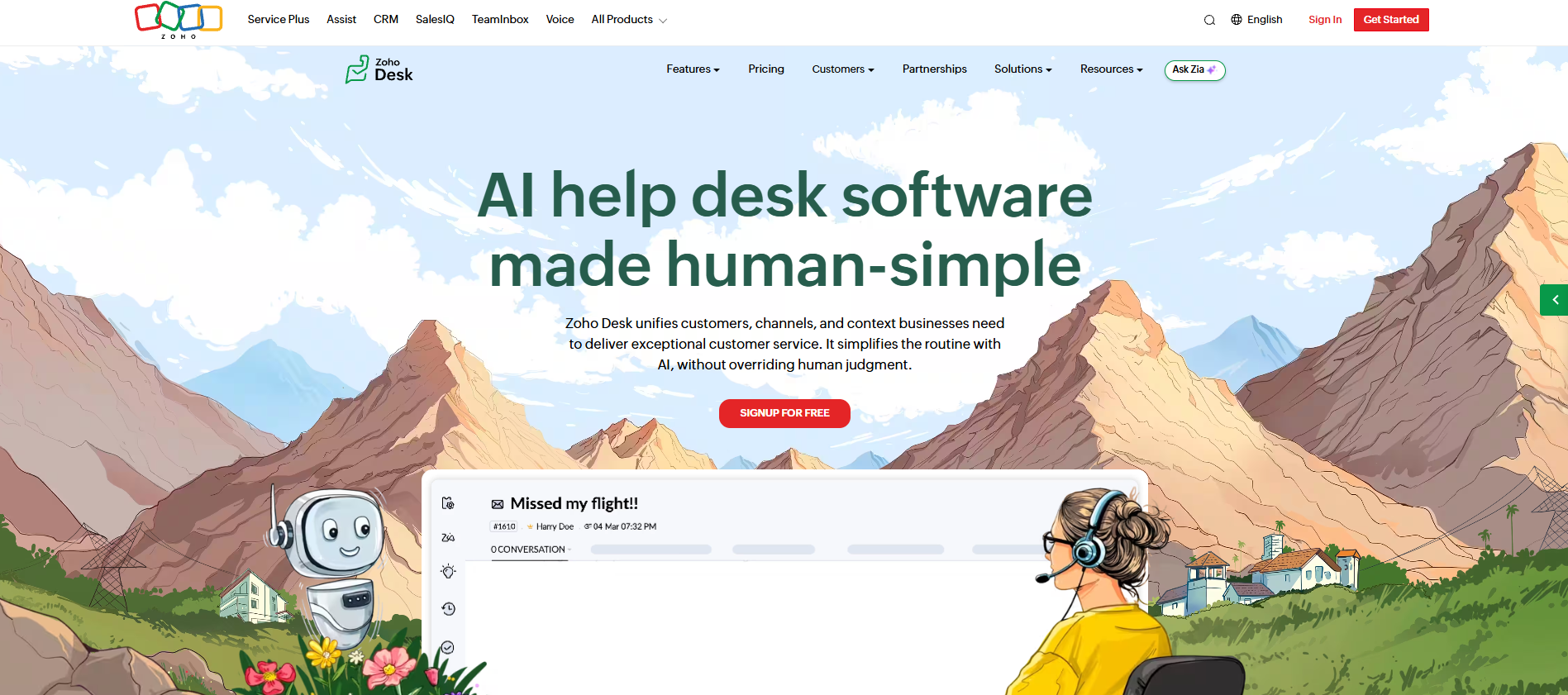 7. Zoho Desk - Best Alternative for Very Small Teams Not Yet Ready for Dedicated QA Software