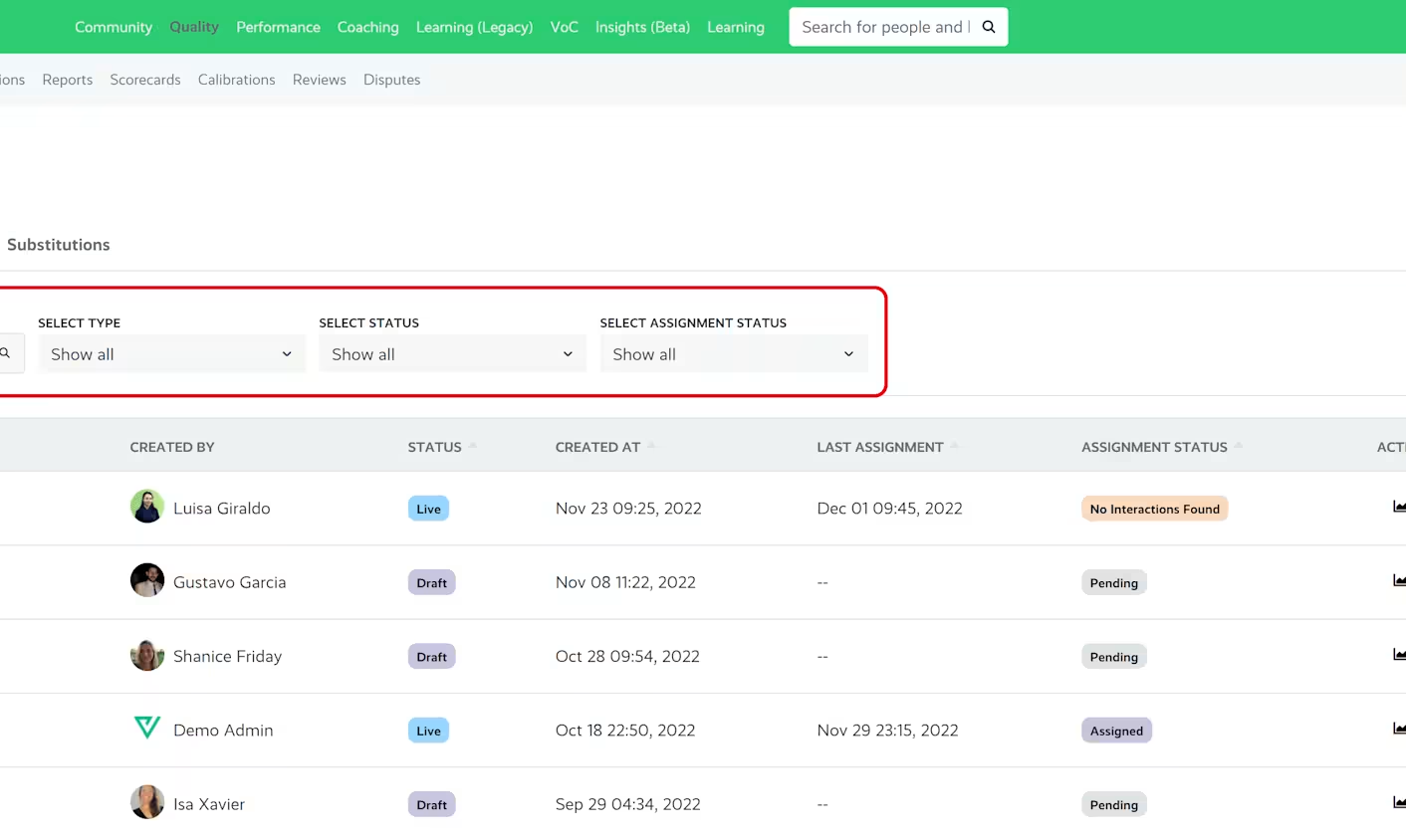 Coaching & eLearning: QA-driven coaching workflows with multimedia learning paths.