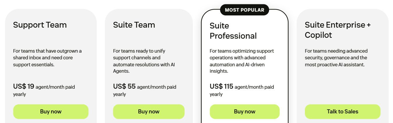 Pricing structures reflect different business models