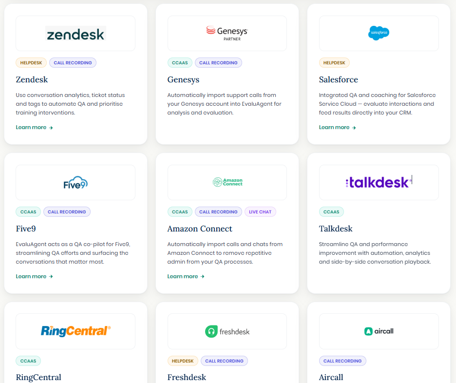 CCaaS-Agnostic Integration and Enterprise Security