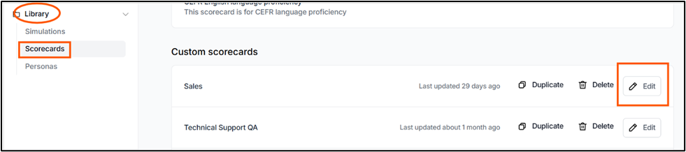 Scorecards & Reporting: Solidroad treats scorecards as AI instructions, not just documentation.