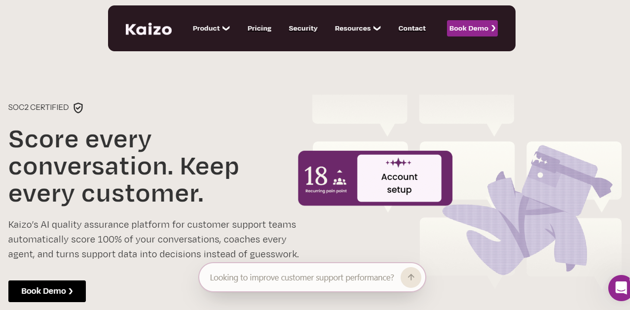 6. Kaizo - Best Alternative for Engagement-Driven QA on Zendesk