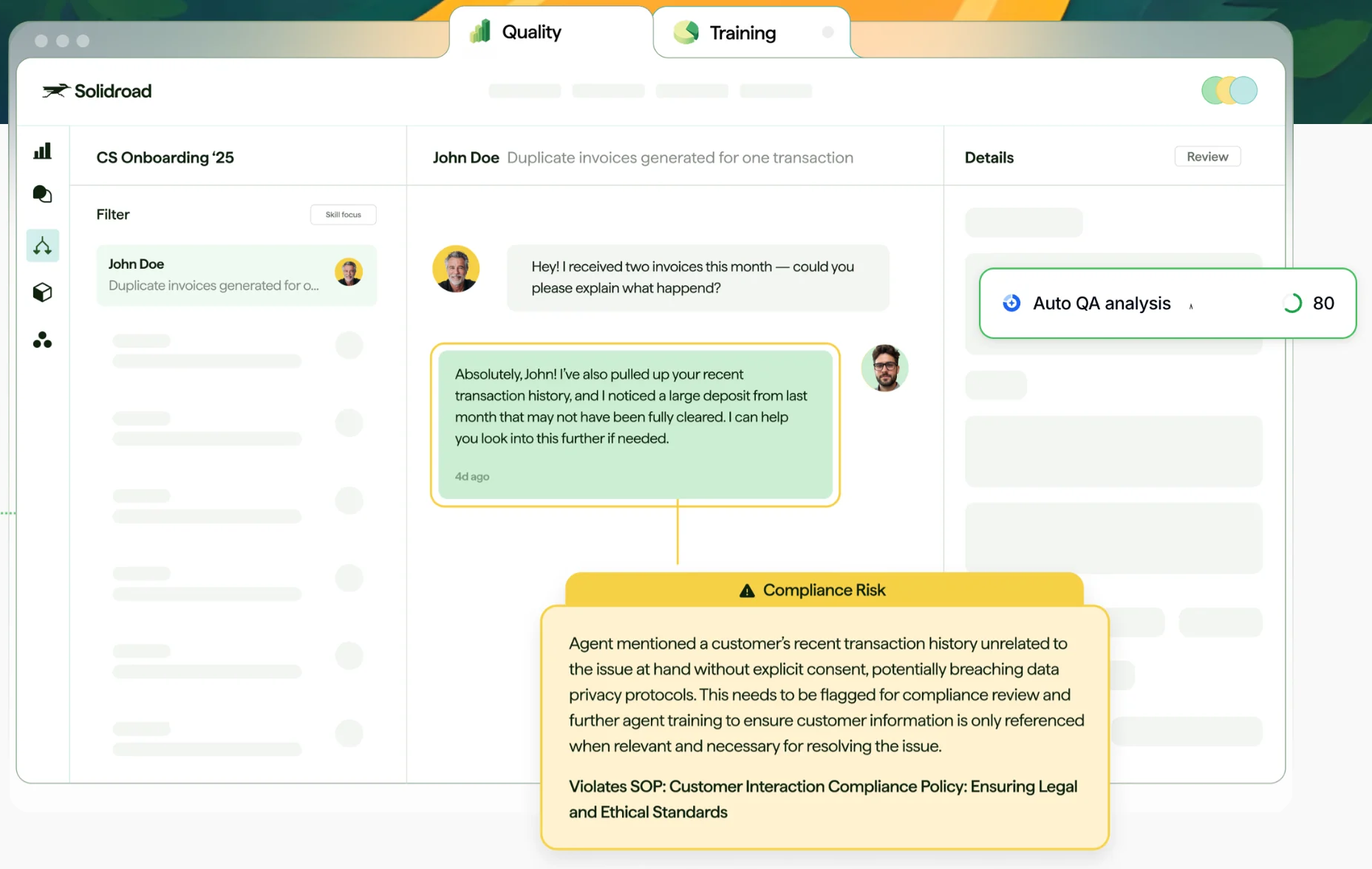 Why Choose Solidroad Over Zendesk QA for QA-Triggered Training